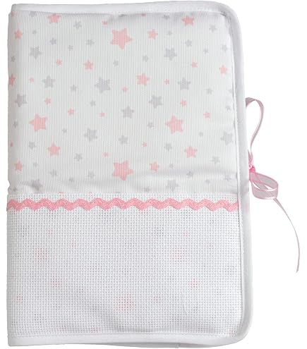 DMC Couverture Carnet De Santé Bébé à Broder – Forêt Enchantée – Toile Aïda 18x25 Cm + Motif Gratuit