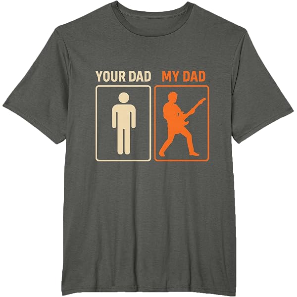 T-shirt Personnalisé Guitare Basse Logo Vintage - Marque The Heights, Neuf Avec étiquettes