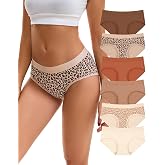 Lot De 6 Culottes Femme Coton Taille Basse – Confort Sportif, Respirant Et Doux, Stretch Extensible Sans Marque