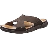 clarks men's woodlake creek leather sandals and floaters