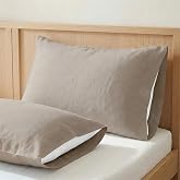 ECOMMERC3 Pillow Case Bed 90 100% Extra Soft Cotton | Tierra | Pure cotton with a soft and natural feel &ndash; breathable &ndash; easy t