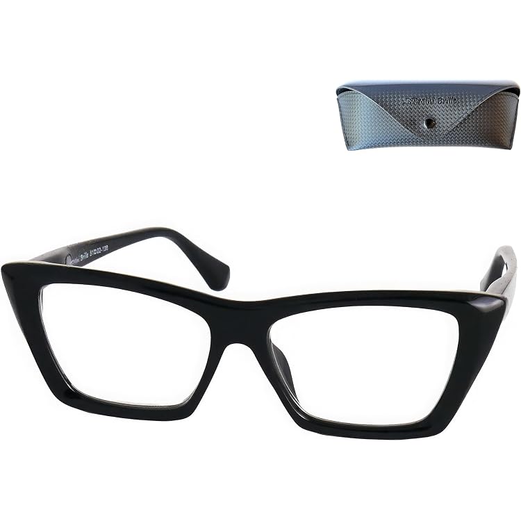 Nerd Brille Übergröße Vintage Retro-Stil Klare Linse AUGENBRILLE
