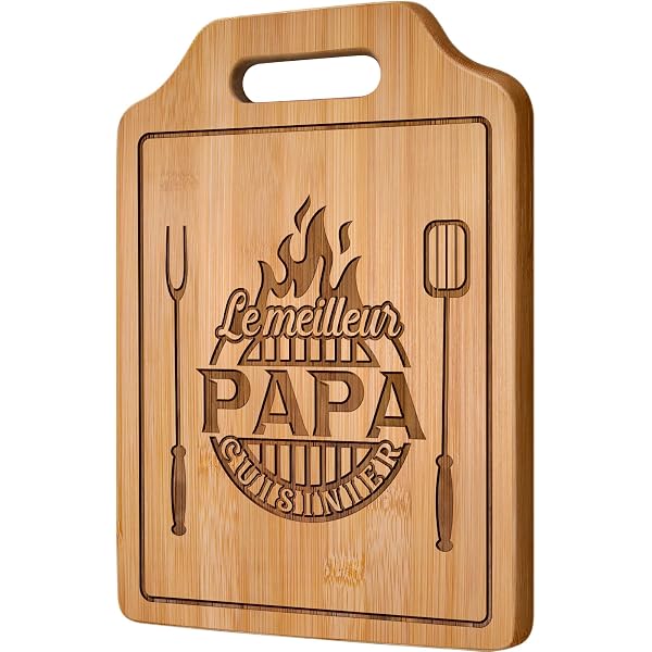 Tablier De Cuisine Pour Papa - Étanche Et Réglable - Cadeau Fête Des Pères, Noël Ou Anniversaire - Noir