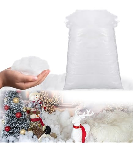 Pemmiproducts Flocon De Neige Du Ouate En Neige, 17 Cm, Environ 15 Mm D' épaisseur, 20 Pièces(EUR 1,09/pièce), La Décoration D'hiver, Neige Artificielle