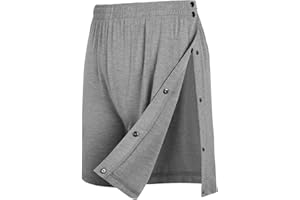 Landofgenie Short Sportivi Uomo Unisex Detacchabili, Pantaloncini Fitness e Corsa, Short Sportivi per Recuperazione Dopo Operazione con Tasca