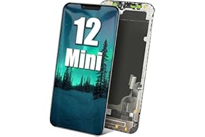 DTD Schermo di Ricambio per iPhone 12 Mini LCD Retina 5.4" FHD COF Display Touchscreen Digitizer A2398, A2399, A2400