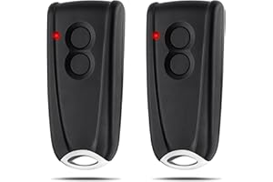 pepape 2 Stück Garagentoröffner Fernbedienung für EcoStar Handsender RSC2-433 RSE2-433, mit Metallboden, Kompatibel mit Hörmann Garagentorantrieb Liftronic 500/700/800, Portronic D2500/D5000/S4000