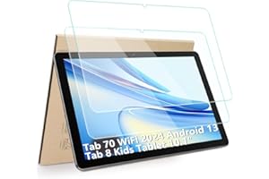 Hianjoo 2 Pièces Verre Trempé Compatible pour Blackview Tab 70 WiFi 2024 Android 13/ Tab 8 Kids Tablet 10.1", Film Protection écran[9H Super Hardness Premium] [Anti-Shatter] [HD Clarity]