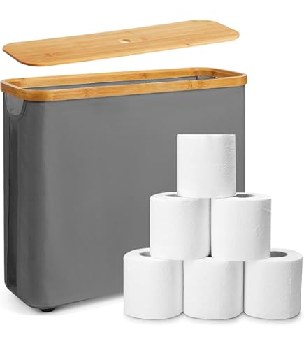Porte Papier Toilette Avec Étagère,Support Papier WC Mural,3 Méthodes D