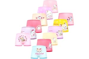 Domee Dziewczęce majtki bielizna bokserki majtki bawełna 12 sztuk