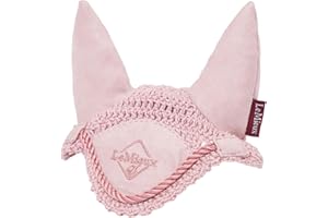 LeMieux Capuche anti-mouches pour poney - Oreilles en daim doux - À partir de 3 ans - Fleur