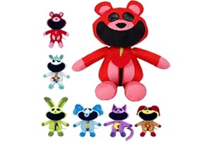 AMEBLEAK Smiling Critters Peluche, Smiling Critters Plush Toy, Juguete de Peluche de Sonrientes Critters, Cute Smiling Critters Cat Nap Catnat Accion Doll for Kids and Adults, Birthday and Christmas (C)