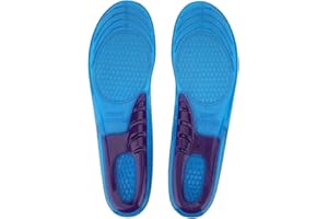 ‎ALOMEJOR Alomejor Gel-Sport-Einlegesohlen, für Damen und Herren, orthopädische Massagedämpfung, Deodorant, Militär, weich, bequem, Silikon-Einlegesohlen, stoßfeste Einlagen