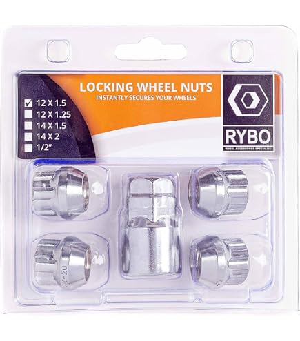 WILCO FASTFIT 100 Pack Fluorescent Orange Locking Wheel Nut Bolt Bags - Polyester