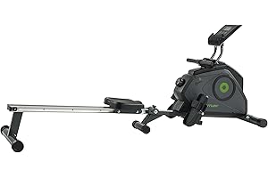 Tunturi Cardio Fit R30 Rameur d'appartement Pliable / Machine à ramer / Rowing machine - Système de Freinage magnétique - avec écran LCD - de Résistance Réglable - ordinateur d'entraînement
