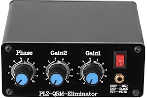 SHUIYUE QRM Eliminator X-Phase 1-30MHz Bandes HF Phase/Deux Gains Réglable Contrôle PTT Intégré QRM Canceller Boîtier en Alliage d'aluminium