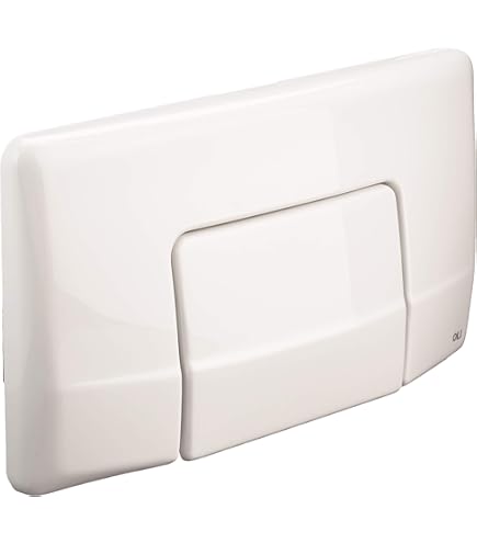 Placca Bianca Kariba 306300 Per Cassetta Incasso Monopulsante - Interruzione Risciaquo Start/Stop - Foto 10