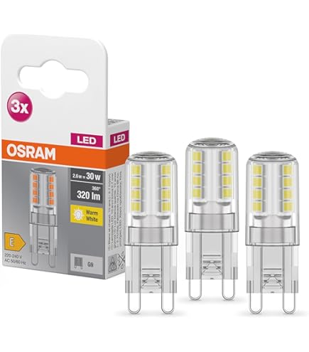 G9 LED Warm Wit 2700K Dimbaar, LED Lamp 3W Gelijk aan 40W-50W Halogeen, 480 Lumen, Flikkervrij