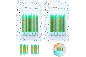 24-pack Pixelljus med TNT-tema, födelsedagsljus för tårtdekorationer, för födelsedagsfester, bröllop, examen, speciella evene