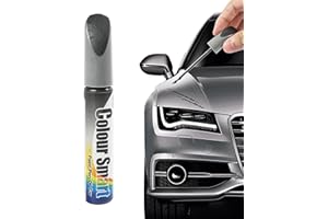 Xibao Stylo Retouche Peinture Voiture,Retouche Peinture Voiture,Réparation des éclats de Pierre et des Rayures sur la Voitures,Convient à la plupart des Voitures,Camions,Micros ou VUS (Gris)