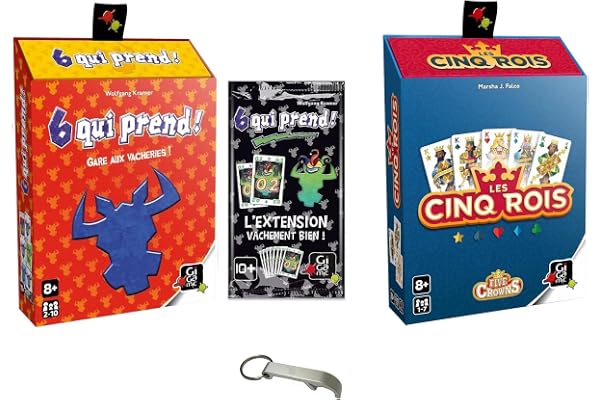Lot : 5 Rois + 6 Qui Prend + 1 Extension Vachement Bien en Français + 1 Decap Blumie