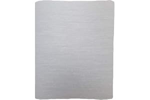 HABERDASHERY ONLINE 1 Patch thermoadhésif, tissu de réparation pour pantalons. 40x12 cm (8 GRIS CLAIR)