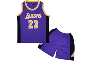 Mupopy Magliette e Pantaloni da Basket, Senza Maniche Maglia Completo Basket Bambino, Maglia Completino Basket Bambino Popolare