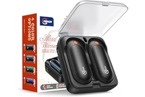J-BRAUV Elektroniczny ogrzewacz do rąk, 2 sztuki, przenośne podgrzewacze, ładowane akumulatorem 14000 mAh, 3 tryby grzewcze do użytku na zewnątrz, do gry w golfa, w zimne dni, idealne na prezent
