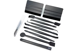 Umaki Professional Car Wrap Film Vinyl Tool Kit, Scratchless & Full Wrapping Application For Paint Protective Film, Window Tint, Vinyl Wrap, Car Stickers, With Card Squeegee, 7 In 1Mini Squeegee