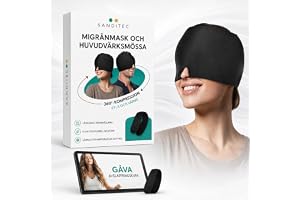 Gorro För Migrän Kyla, Omedelbar Lindring, 360°, Ansiktsmask För Migrän, Gelmössa