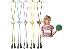 LEASEEK Cordino per maschera, prolunga per cordino,Ganci per Mascherine, Gancio Mascherina regolabili, Protettore dell'orecchio, Reggi Mascherina, Elastico per Mascherine (5 pezzi(Animale))