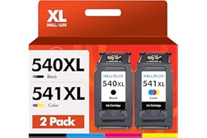 HALLOLUX 540XL 541XL PG540 CL541 Patronen Kompatibel für Canon Druckerpatronen 540 541 Multipack für Canon TS5150 Druckerpatronen Pixma TS5151 TS5100 MG3650S MG3650 MG3550 MX525 MG3150 MG3250