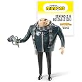 BendyFigs Victor (Vector) - Minions Figura Snodabile 16,5 Cm Con Base E Pistola Piranha