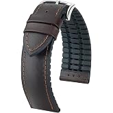 20mm-22mm-24mm Premium Deri Silikon Saat Kordonu Kayışı LS35-KLS-4