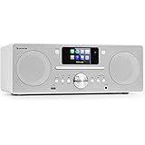 auna Harvard IR compact systeem - internet/DAB + en FM-radio, cd-speler, Spotify Connect, Bluetooth, 2,4"HCC-display, UNDOK-a