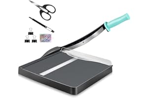 Papierschneider A4, Hmseng Fotoschneider 300mm Schnittlänge, Schneidemaschine, für Scrapbooking, Bastelarbeiten, Papier, Gutscheine, Etiketten, Karton