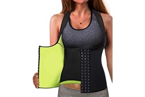 CHUMIAN Gilet de Sudation pour Femme Sauna Sport Gaine Amincissante Débardeur Minceur Ventre Plat Fitness Waist Trainer