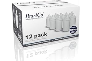 PearlCo classic - Confezione 12 filtri per aqua (compatibile Brita® Classic)