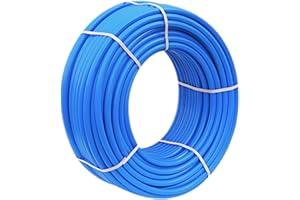 LAVATAP MDPE Pipe Mains Water Supply Medium Density Polyethylene, Blue, Plastic Water Pipe Underground Agriculture Polytunnel Tube Water Hose (20mm, 25M)