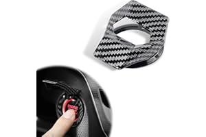 DHWEKU Coperchio del Pulsante di Avviamento Dell'Auto, Anti Graffio, Anello di Avvio per Motore