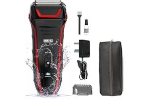 ‎WAHL Wahl Clean and Close Plus, golarka męska, elektryczna golarka dla mężczyzn, golenie brody, golarka do twarzy, folia flex, precyzyjny trymer, w pełni wodoodporna, łatwa do czyszczenia, gumowy uchwyt,