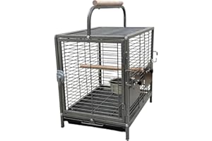 WUNDAPETS CHESTER PARROT CAGE BIRD TRAVEL CARRY CAGE AFRICAN GREY AMAZON 1919