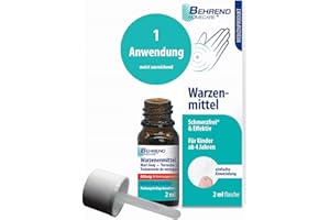 ‎BEHREND HOMECARE Behrend Warzenmittel für Hand & Fuß - Effektive Warzen Verätzung ohne Schmerzen - Geeignet ab 4 Jahren - Hygienisch & sicher