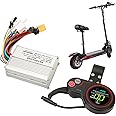 Bewinner Scooter Controller Board, 48V 20A Motor Brushless Controller, Electric Scooter with Display, 3 Level Backlight, Aluminium Alloy Electric Bike Scooter