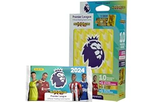 TILZ Adrenalyn Xl, Football Cards Tin 2023/2024 -Panini Football Cards |Panini Premier League 2024 Cards |Match Attax 2023/2024 |Trading Cards Pocket Tin Football Gifts For Boys Girls Men |Extra 2 Cards