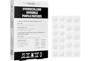 The INKEY list Hydrocolloid Invisible Pimple Patches (Pack of 22), Spot Patches Contains Salicylic Acid, Day/Night Anti Acne Patches, Vegan & Cruelty Free, Suitable For All Skin Types