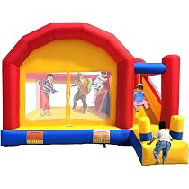 Gonfleur électrique 450W COSTWAY - Pour Château Gonflable, Toboggan - Cordon 3,7 M, Poignée, Piquets De Sol