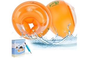 SANOTO Brassard Enfant 1-4 Ans, Brassard Bebe Brassard Piscine Enfant 2 Ans, Système de Sécurité Indépendant a Trois Chambres pour Enfants Poids Corporel de 6 à 20 kg