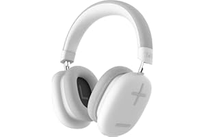 T'NB T’NB Casque sans Fil Circum-aural, Confortable et Englobant, avec Connexion Bluetooth, Son Stéréo avec Micro Intégré, Autonomie Jusqu’à 50 Heures – Blanc