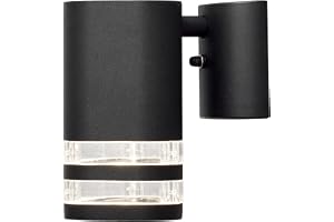 Konstsmide Utomhus vägglampor huvuddriven/modena vägglampa dubbel ned/1 x 35 W GU10 Max vägglampa/klar akryllins/aluminium/IP